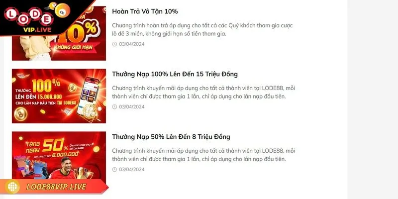Trải nghiệm Lode88 – Đỉnh cao cá cược với nhiều ưu đãi hot 3 Lode88 luôn cập nhật những game hot nhất trên thị trường